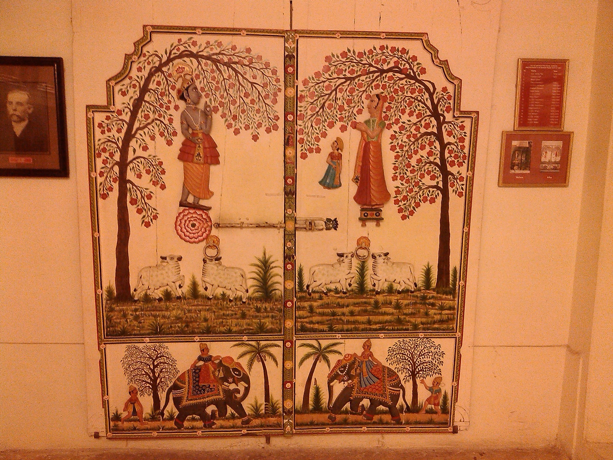 Mural at City Palace, Udaipur