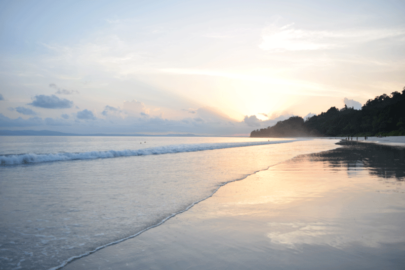 Sunset at Radhanagar Beach